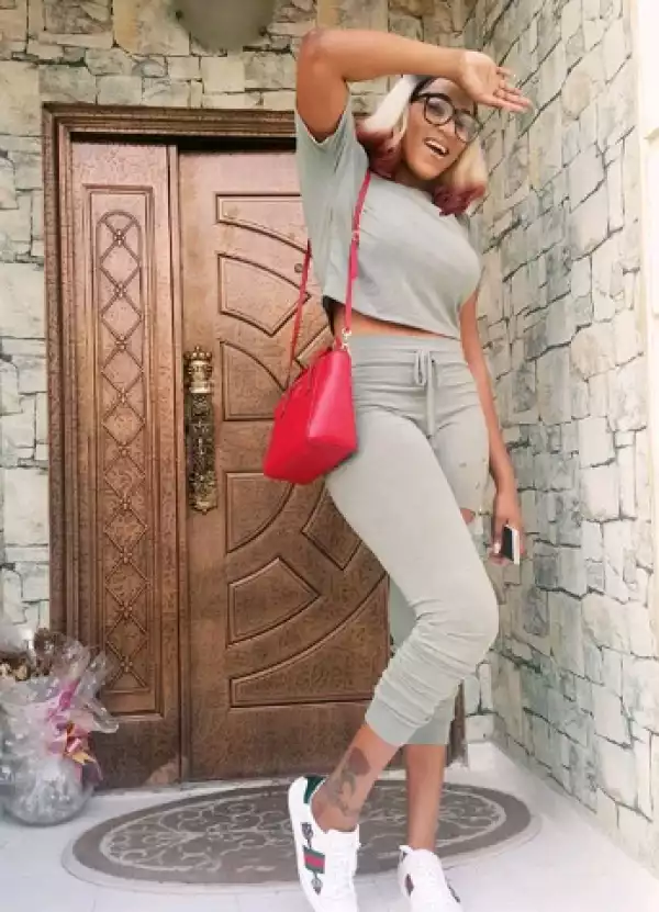 Actress Rukky Sanda Flaunts Leg Tattoo As She Swags Up In New Photos